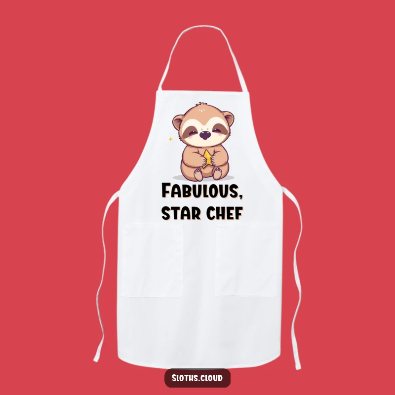 Funny Giggling Sloth Apron: Cook with Joy, A Playful Funny Gift