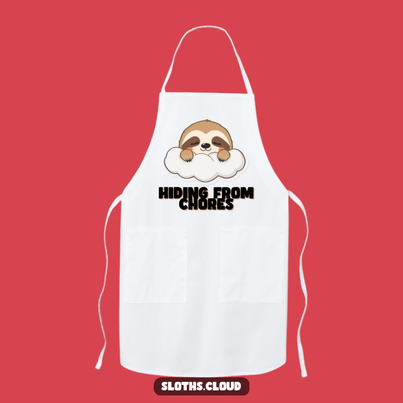 Funny Sleepy Sloth Apron: Relaxed Cooking, A Gentle Funny Gift