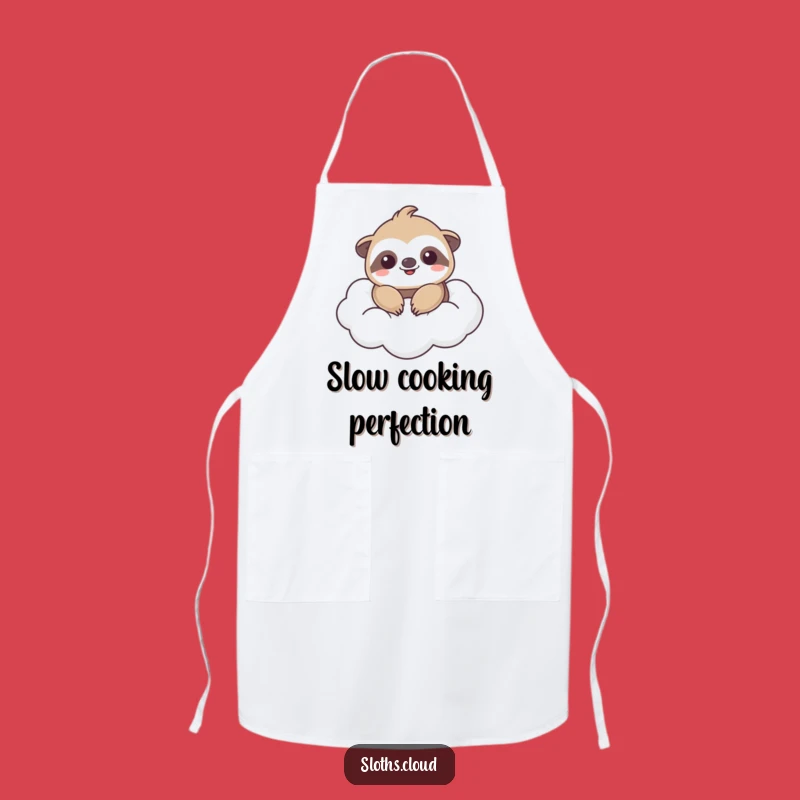 Funny Kawaii Sloth Cloud Apron: Cute & Hilarious Kitchen Gift