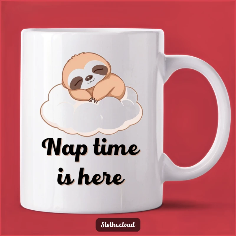 Funny Napping Sloth Mug: Cozy Gift for Ultimate Sleep Lovers