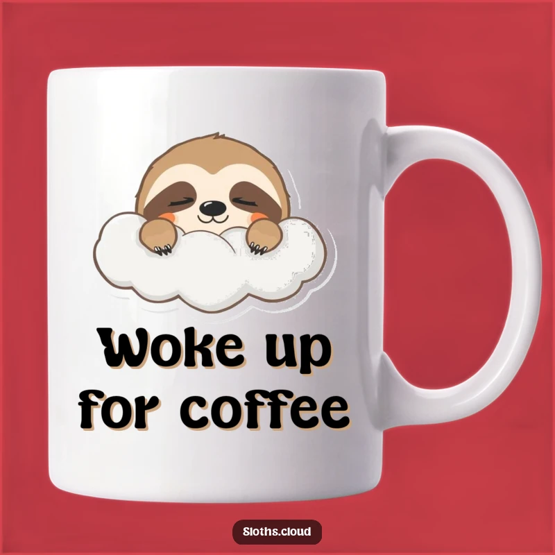 Funny Sleepy Sloth Mug: Peek-a-Boo Relaxation, Perfect Funny Gift