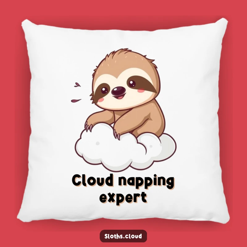 Funny Kawaii Sloth Pillow: Cozy Cloud Breeze Relaxation Cushion