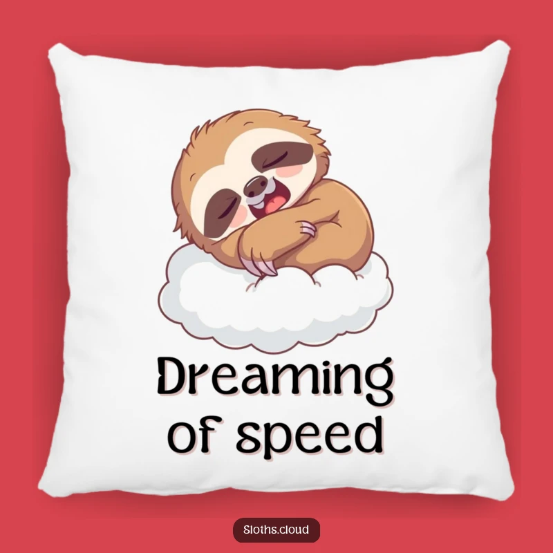 Funny Sloth Nap Pillow: Soft Comfort With A Yawning Sloth Ready To Snooze