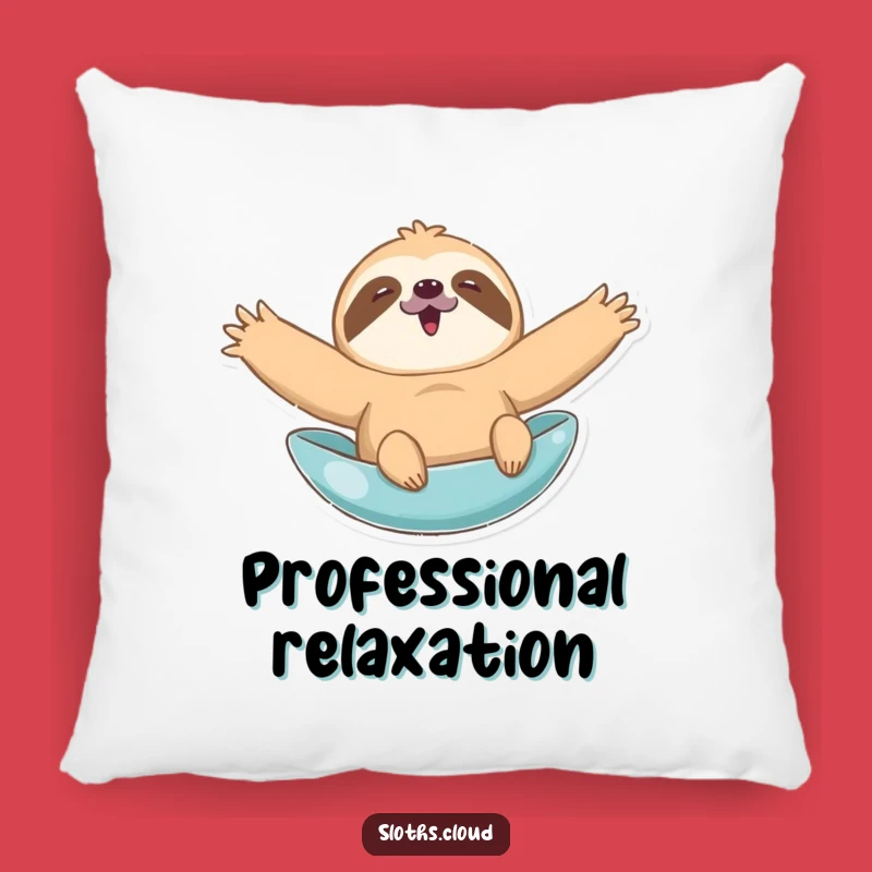 Funny Arms Wide Pillow - Relaxed Sloth Cushion for Cozy, Hilarious Comfort
