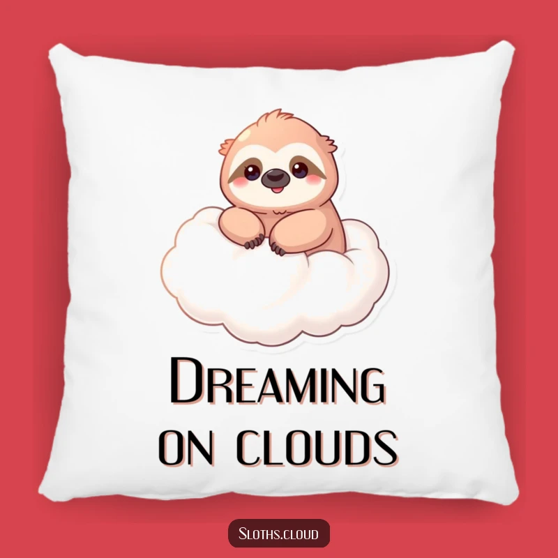 Funny Kawaii Sloth Pillow - Serene Cloud Floating Comfort