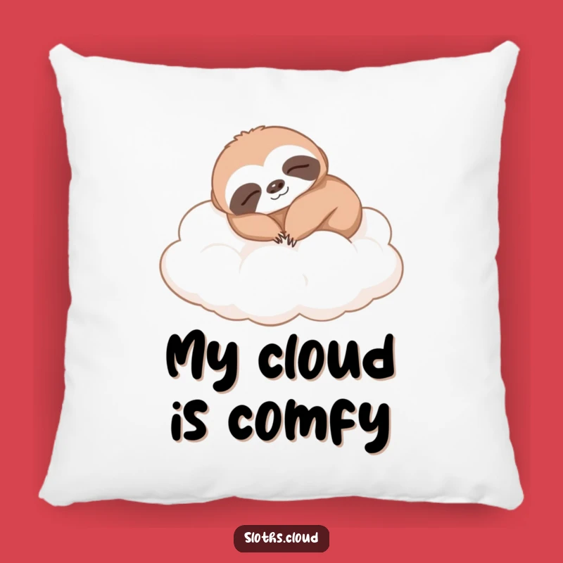 Funny Napping Sloth Pillow: Cozy Gift for Sweet Sleep