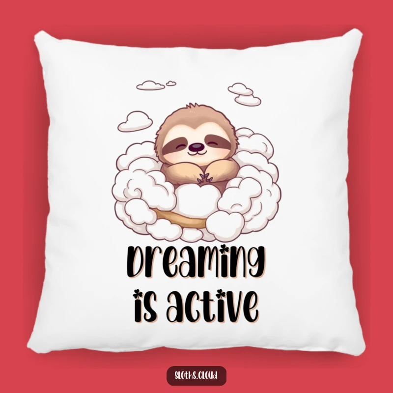 Funny Peaceful Sloth Pillow: Cloud Comfort for Your Cozy Space