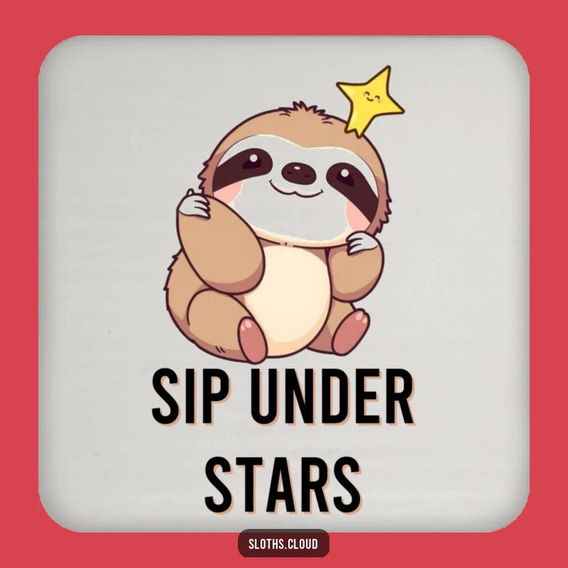 Funny Sloth Coasters: Protect Your Table with Dreamy Charm