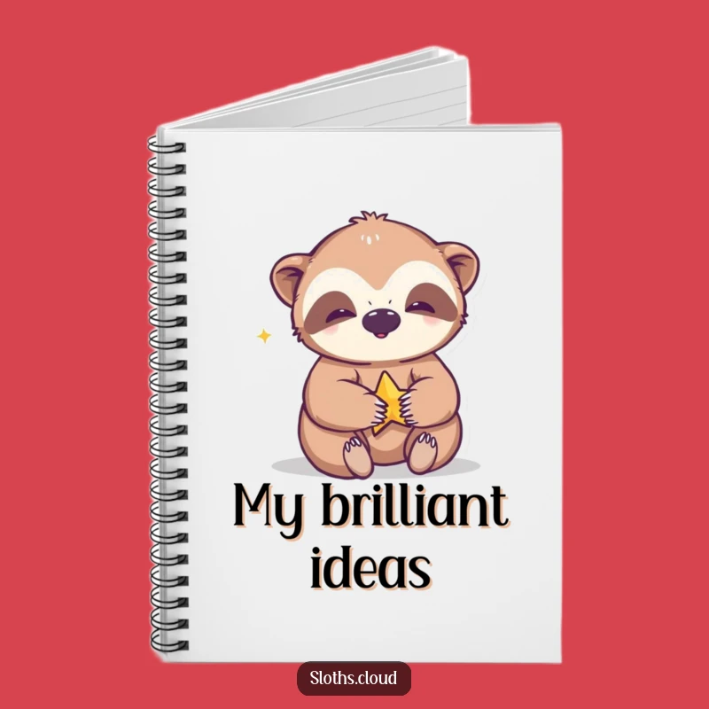 Funny Giggling Sloth Notebook: Jot Down Joy, Perfect Funny Gift