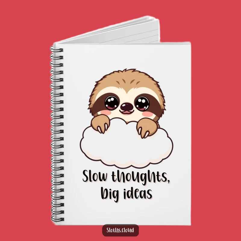 Funny Kawaii Sloth Notebook: Jot Down Dreams with Gentle Grace