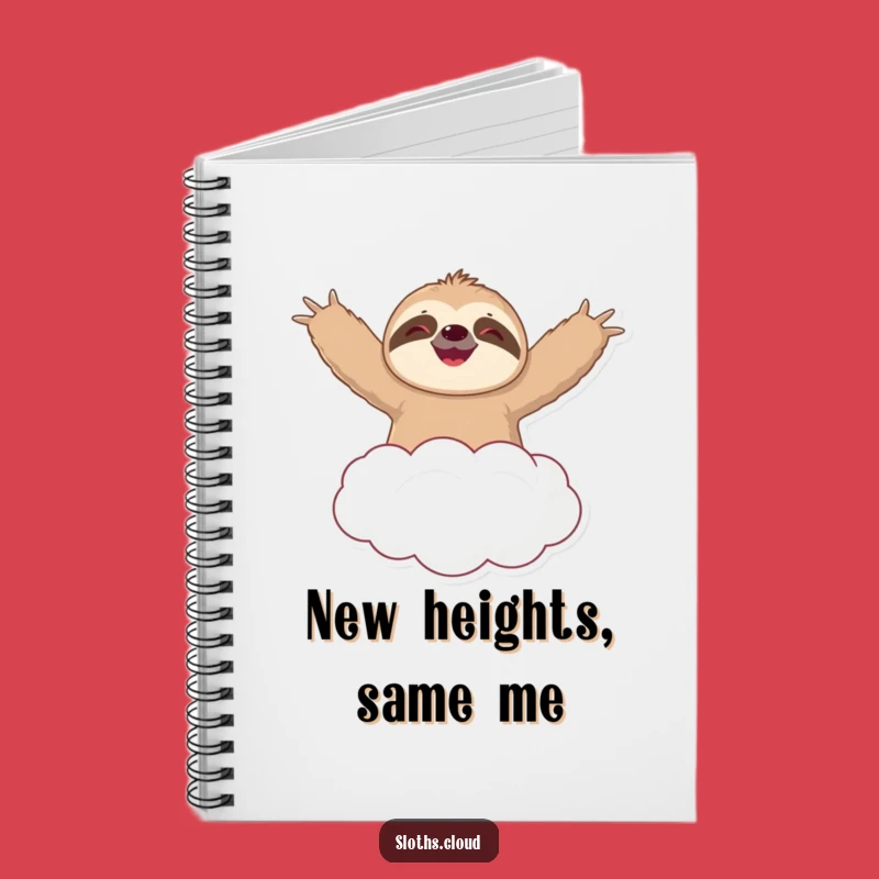 Funny Sloth Cloud Notebook: Jot Down Ideas with Joy, Perfect Funny Gift