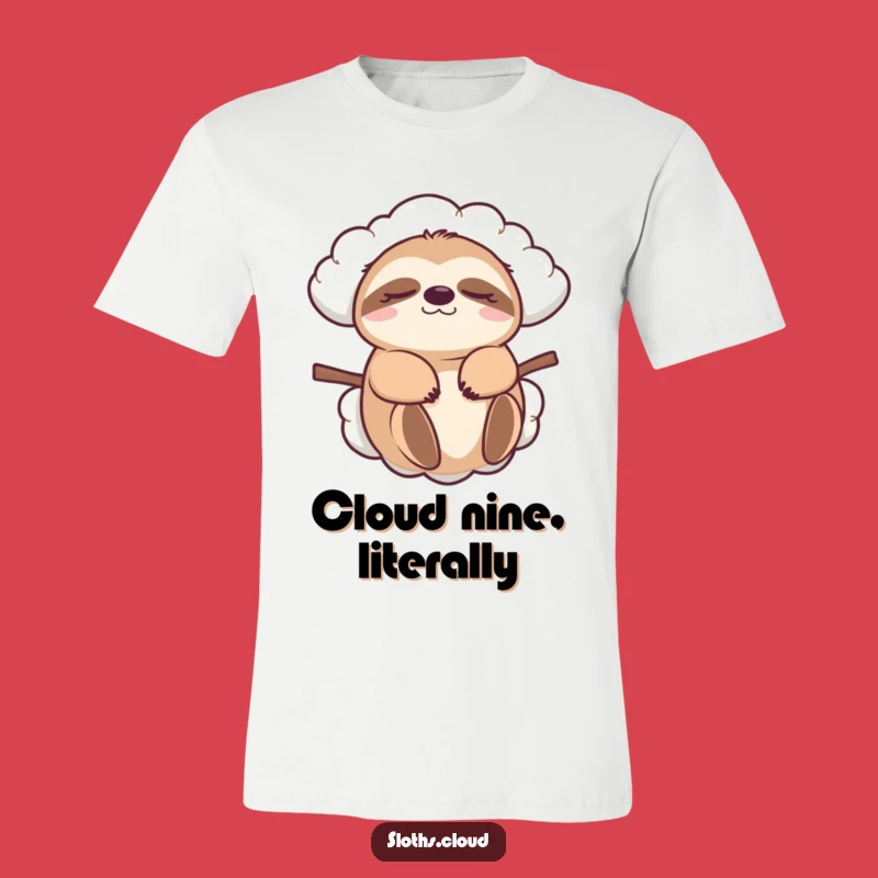 Funny Sloth Cloud Carry T-Shirt: Comfy Gift for Chill Vibes