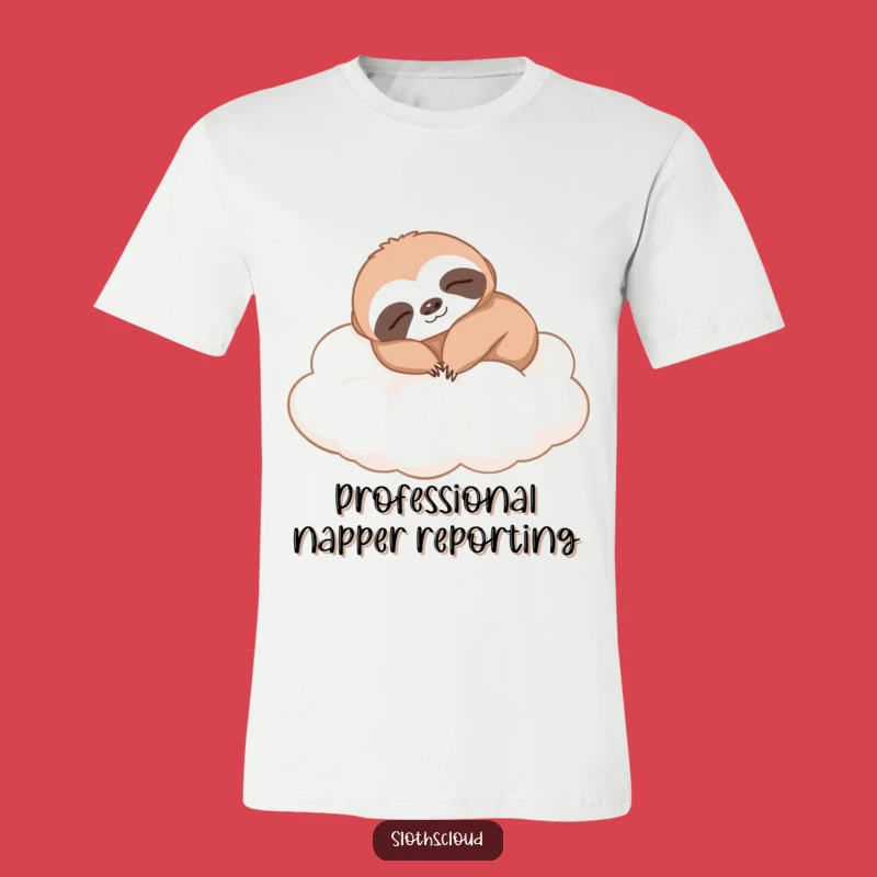Funny Napping Sloth T-Shirt: Cozy Gift for Sleepyheads