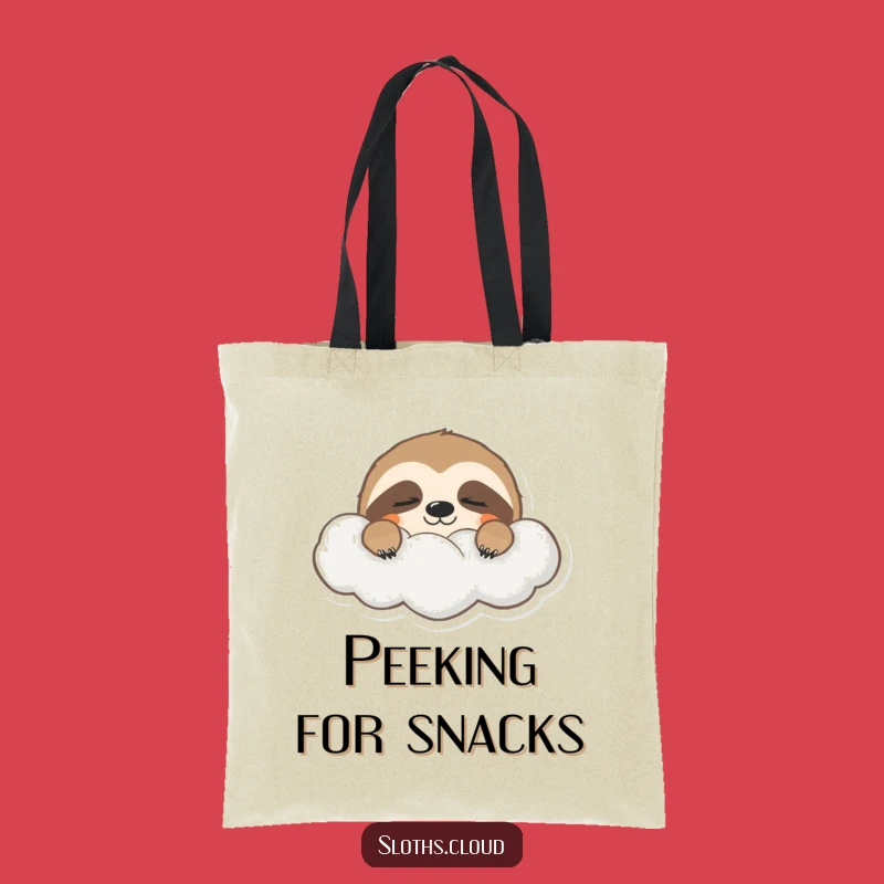 Funny Sleepy Sloth Tote Bag: Carry Your Slowness, Ideal Funny Gift